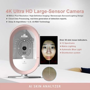 전문가용 4K HD AI 얼굴 피부 분석 스캐너 3D 피부과 얼굴 주름 분석기 살롱용 미국/남아공 3년 보증 - Product Image 4