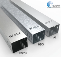 Saluran Strut & Trunking Kabel Industri, Terdaftar UL, Kecemerlangan Ekspor Besca 15 Tahun, Aluminium & SS316 untuk Pusat Tenaga Surya/Data.