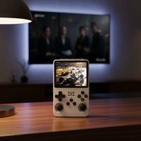 GAMINJA Nouvelle console de jeu portable rétro R36S Mini Arcade avec écran HD IPS de 3,5 pouces, port OTG, console de jeu open source Lunix