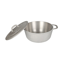Marmite en fonte d'aluminium en gros, type Caldero, pour riz, 20 22 24 26 28 30 32 38 42 46 55cm, ustensile de cuisine professionnel avec couvercle bombé