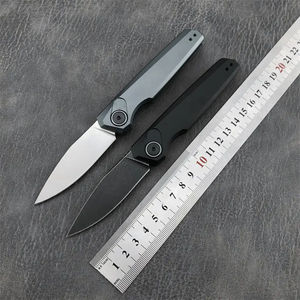 Cuchillo de Bolsillo para Exteriores HUAAO B112/B70, Hoja de 2.68 Pulgadas de Acero CPM154, Mango de Aleación de Aluminio T6, Portátil, para Senderismo, Camping, Bricolaje, OEM - Product Image 2