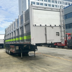 <strong>Big</strong> Heavy Garbage Compractor Trailer <strong>Trucks</strong> 42m3 48m3 Smei Rear Loading Garbage Rusfue Vehicles Body Customize - Product Image 4