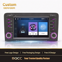 Autoradio Android 15 BQCC 7 pouces 2Din Quad/Octa Core avec Carplay, WIFI, GPS, BT, 4G, Lecteur USB, DSP 32EQ pour Audi A3 2003-2012