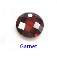 Pierre de zircone cubique rouge grenat de qualité 3A, taille ronde, pierre de grenat CZ, pierres synthétiques pour la fabrication de bijoux