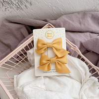 2024 2 pièces/ensembles Simple doux arc épingles à cheveux pour bébé filles Ins coréen mignon fleur arc pince à cheveux bébé fille cheveux accessoires