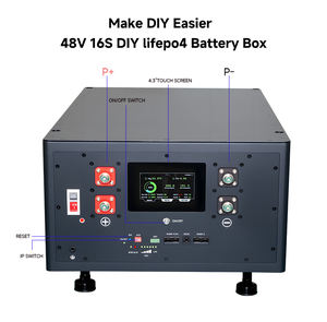 Kit de Batería Personalizado <span class=keywords><strong>HULK</strong></span> Diy de 48V 314Ah Lifepo4 con Caja BMS JK 200A, Pantalla LCD, Construcción Metálica IP54, Caja de Batería DIY - Product Image 5