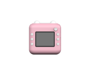 Nuova Fotocamera Istantanea A22C con Stampante Termica per Bambini, Schermo da 2,4 Pollici, 1080P, <span class=keywords><strong>Rosa</strong></span>, Stampa Senza Inchiostro, Ideale per Viaggi - Product Image 1