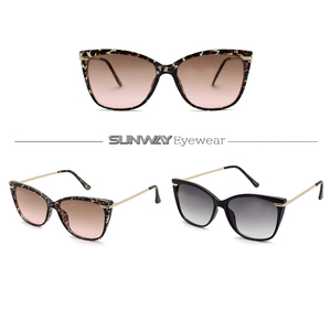New Fashion Gradient Lenses Shades for Women Men Unisex UV400 Classic Cat Eye Metal Frame Sunglasses Custom Logo Sun Glasses - Product Image 2