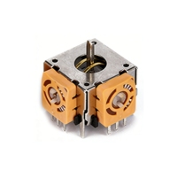 Joystick Analógico 3D de Metal de 16 mm, Potenciómetro PS2 de 1 y 2 Ejes para Control de Mandos de Juego