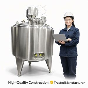 2000L Detergent Mixer Jacketed <b>Heated</b> Mixing Tank Liquid Soap Mixing Machine Shampoo Production Line - Product Image 2