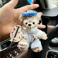 Pendentif en peluche Painter Duffy, phénomène viral Douyin, figurine pour machine à griffes, décoration de ceinture de sécurité de voiture, accessoire de sac, 11 cm, coton PP, 14+