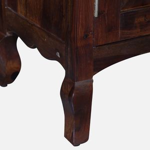 Stylish Solid Sheesham Wood Bar <b>Cabinet</b> Provincial Teak Finish Wine <b>Storage</b> Furniture for Home Bar Kitchen <b>Dining</b> <b>Room</b> - Product Image 3