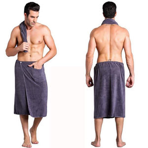 2025 nouvelle haute qualité microfibre Spa Sauna <span class=keywords><strong>serviette</strong></span> <span class=keywords><strong>de</strong></span> bain enveloppé corps hommes <span class=keywords><strong>serviette</strong></span> <span class=keywords><strong>de</strong></span> bain robe portable <span class=keywords><strong>douche</strong></span> <span class=keywords><strong>serviette</strong></span> <span class=keywords><strong>de</strong></span> plage - Product Image 4