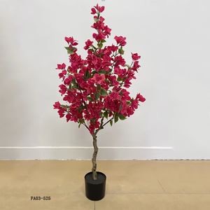 Trang chủ đám cưới trang trí vườn cây cảnh nhỏ Đào nhân tạo cây hoa mận chậu cây giả hoa cây - Product Image 2