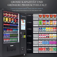 Distributeurs automatiques de monnaie intelligents RUNYANG personnalisés pour les articles de vente au détail, distributeur automatique de collations pour les aliments et les boissons