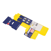 Emballage personnalisé pour chargeur de téléphone portable, impression, boîte en papier avec crochet de suspension, boîte pour produits électroniques grand public