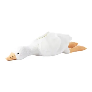 Hot Selling Your Own Design von Kuscheltieren Lebensechte Gans Plüschtiere Puppe Nettes Plüsch kissen