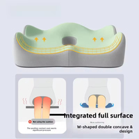 Coussin de siège ergonomique en mousse à mémoire de forme pour le soulagement des douleurs dorsales, sciatiques, du coccyx, de l'arthrose du coccyx et de la prostate – Respirant et le plus vendu