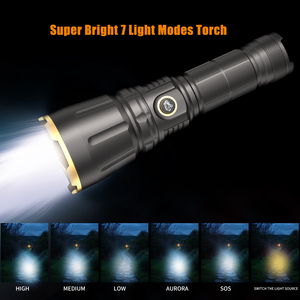 <span class=keywords><strong>2025</strong></span> Mới 6000 Lumen Cao Lumens 2000M Dài Phạm Vi Zoomable Có Thể Sạc Lại Làm Việc Ánh Sáng Ánh Sáng Điện Tay <span class=keywords><strong>Torch</strong></span> LED Đèn Pin - Product Image 3