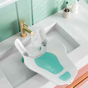 Haute qualité en plastique bébé bain soutien Portable enfants <span class=keywords><strong>baignoire</strong></span> siège soutien couché bébé bain soutien siège <span class=keywords><strong>pour</strong></span> bébé - Product Image 3