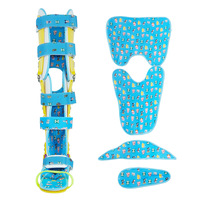 Nouvelle conception de botte stabilisatrice pour enfants, attelle de immobilisation du genou et de la jambe pour fractures et post-chirurgie