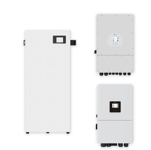Système de production d'énergie solaire haute tension 51,2 V pour usage domestique, batterie de stockage d'énergie LiFePO4 30 kWh, BMS, sortie 20-30 kW, montage mural - Product Image 1
