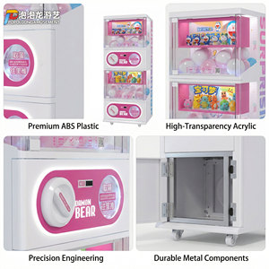 Máquina expendedora <span class=keywords><strong>de</strong></span> cápsulas Gacha <span class=keywords><strong>de</strong></span> 2 niveles, operada con monedas, doble ranura, doble plataforma, para supermercado, máquina Gachapon - Product Image 4