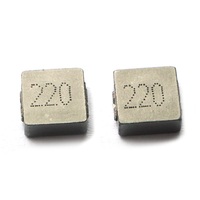 Bobina de indução moldado, alta corrente smd 22uh indução de energia eletromagnética miniatura