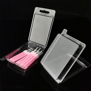 Retail Clear Blister Plastic Clamshell Display Packaging Box Packing Container With Euro Hole In Stock