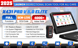 Outils de diagnostic automobile LAUNCH X431 <span class=keywords><strong>PRO</strong></span> V5.0/<span class=keywords><strong>TT</strong></span> avec DBScar VII VCI CAN FD Scanner OBD2 automatique 36+ Réinitialisation Codage PK X-431 V - Product Image 2