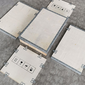 Casse in <span class=keywords><strong>Legno</strong></span> <span class=keywords><strong>Personalizzate</strong></span> OEM con Cinghie in Acciaio, Economiche Casse per Spedizioni in <span class=keywords><strong>Legno</strong></span> dalla Cina - Product Image 3