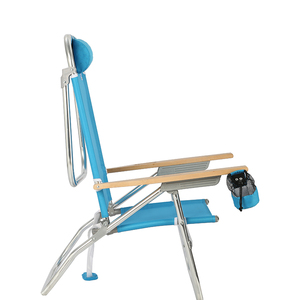 Ghế thư giãn ngoài trời hiện đại Kejie 600D Polyester, nhẹ, di động, gấp gọn được, khung nhôm, dùng cho bãi biển - Product Image 5