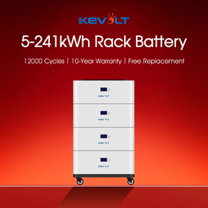 แบตเตอรี่เก็บพลังงานภายในบ้านแบบเรียงซ้อน KEVOLT 16kWh 20kWh 50kWh 100kWh ชุดแบตเตอรี่ลิเธียมไอออน แบตเตอรี่พลังงานแสงอาทิตย์ - Product Image 3