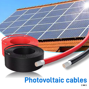 Câble solaire photovoltaïque Hotion 2,5 mm 4 mm 6 mm 10 mm, isolé XLPO, gaine PVC, cuivre étamé, basse tension DC 600V/1000V, -70~90°C, rouleau de 100 m - Product Image 4