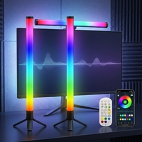 Barra de Luz RGB Inteligente LED con Control por Aplicación WiFi y Sincronización Musical para Decoración de Habitaciones de Juego, Escritorios y TV