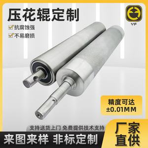 Rodillo de estampado cónico Yu Fenghua con patrón de diamante, eje de transmisión metálico para tela de mascarillas, uso antideslizante - Product Image 3