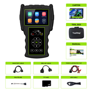 Escáner para Motocicletas JDiag M100 Pro, Herramienta de Diagnóstico con Funciones D87D88, Versión OBD para Diagnósticos de Motocicletas Kawasaki, Yamaha y Honda - Product Image 2