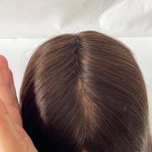 Full PU <b>Toupee</b> For Women PU Base High Quality Hair Topper - Product Image 2