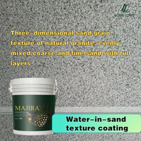 Peinture acrylique à texture pierre réaliste effet eau dans le sable, revêtement liquide durable et résistant aux intempéries pour murs extérieurs, effet pierre naturelle, application au pinceau