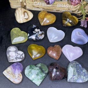 Cuori in Ametista di Alta Qualità Kindfull, Cristalli Misti per Guarigione Spirituale, Pietre <span class=keywords><strong>a</strong></span> Forma di Luna per Decorazione - Product Image 6