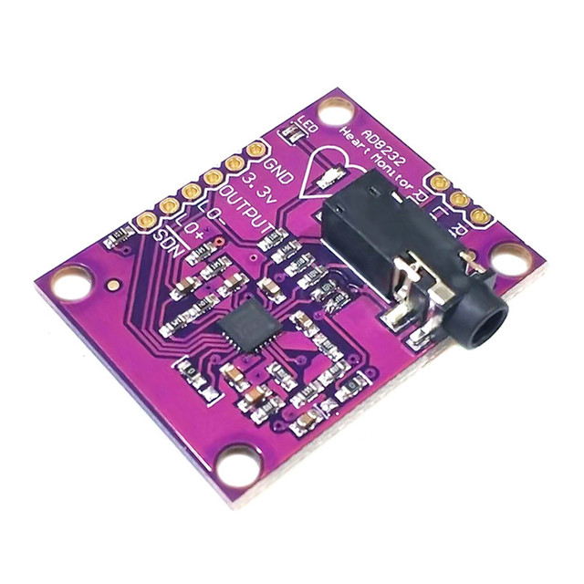 Physiological Measurement Heart Pulse ECG Monitor pir Sensor AD8232 Module