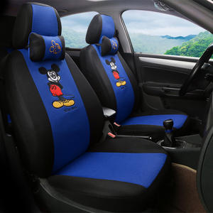 Cojín de asiento de coche de nailon deportivo de lujo, conjunto completo de accesorios interiores impermeables y refrigerantes para modelos de coche A3 A5 A6 - Product Image 2