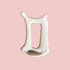 OEM Mini <span class=keywords><strong>Bianshi</strong></span> Ventilateur Tête Nez <span class=keywords><strong>Gua</strong></span> <span class=keywords><strong>Sha</strong></span> Masajeadora Blanc Céramique Naturel Guasha Masseur Poignée Corps Visage Fonction Musicale - Product Image 5