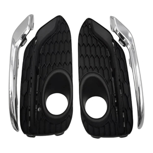 Pour Accord Crosstour 2013 - <span class=keywords><strong>2018</strong></span> pare-chocs avant antibrouillard couverture Grille Chrome paupière moulage bande garniture antibrouillard lunette cadre - Product Image 5