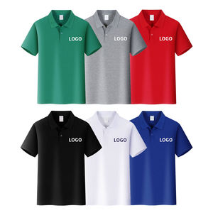 Custom Short Sleeve <b>Polo</b> <b>Shirts</b> Embroidery Heat Transfer Print Low MOQ Wholesale for Team Uniform Daily <b>Work</b> Wear - Product Image 5