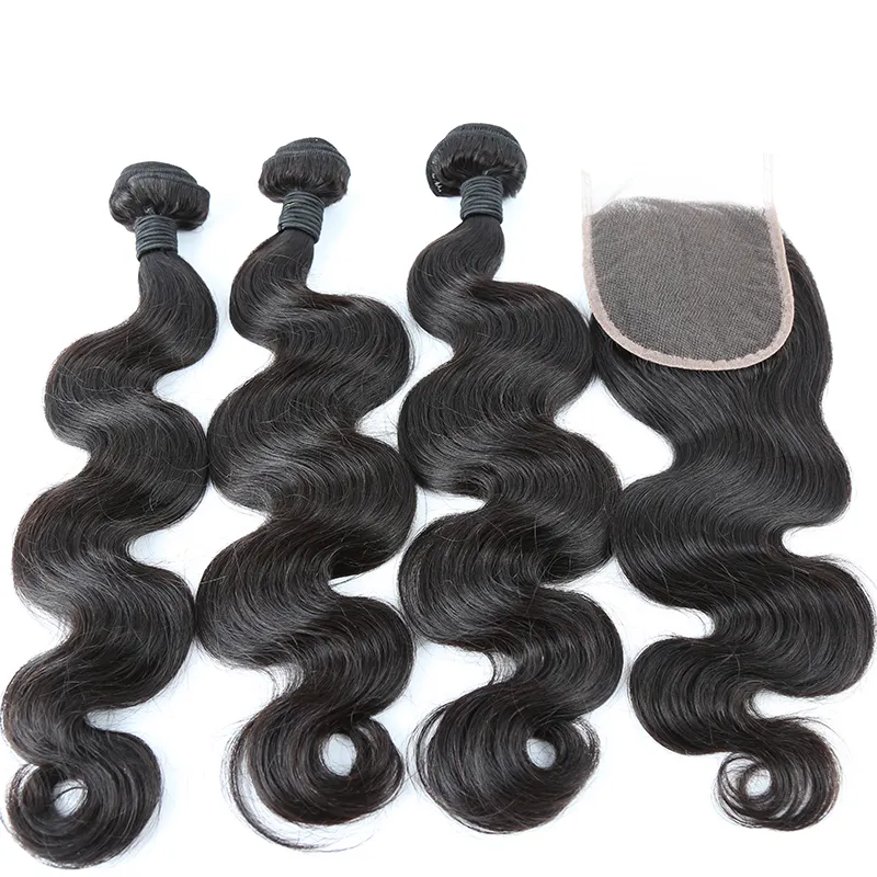 Factory Unprocessed body wave 100g malaysian hair weft cuticle aligned hair