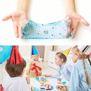 Clear Jelly Cube DIY <b>Slime</b> Kit Non-Toxic Plastic Elastic Non-Stick Plasticine for Kids Decompression Toys Unisex Gifts - Product Image 4