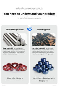 Geshifneg China Leveren Groothandel Custom 3Mm Rode Duif Vogel Been Banden Of Been Ring Voor Vogels India - Product Image 3