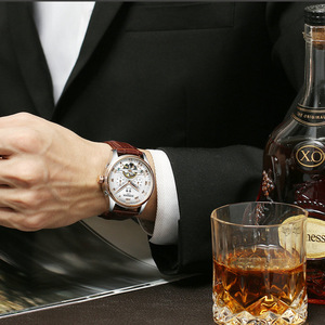KINYUED J012 Morden Style supérieur prêt à l'emploi arrivée personnaliser étanche promotionnel hommes Quartz <span class=keywords><strong>Watcher</strong></span> bande en acier inoxydable - Product Image 6