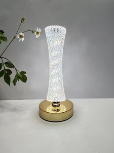 Lámpara de Mesa LED con Efecto de Agua, Bola de Ondas, Conexión USB, Moderna, Luz Blanca Cálida, Funciona con Batería, Control 3D, Táctil, de Cristal, para Dormitorio - Product Image 6
